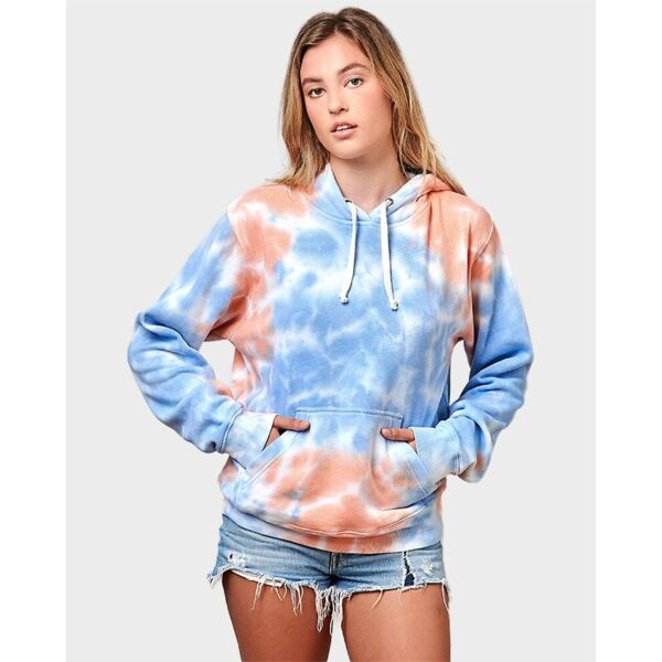 Men's Tie-Dyed Fleece Hooded Sweatshirt Thumbnail
