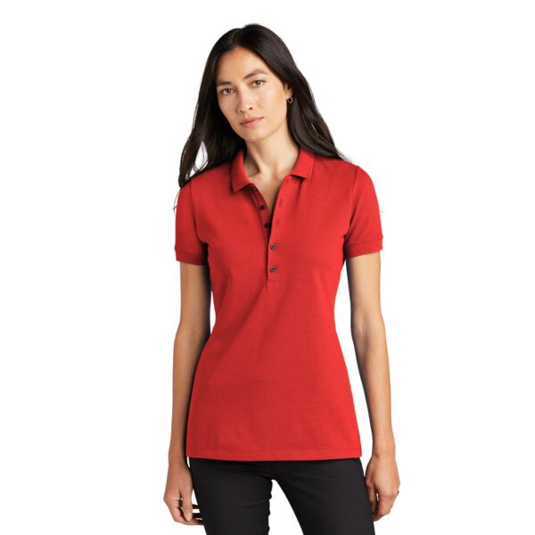 Women's Stretch Heavyweight Pique Polo Thumbnail