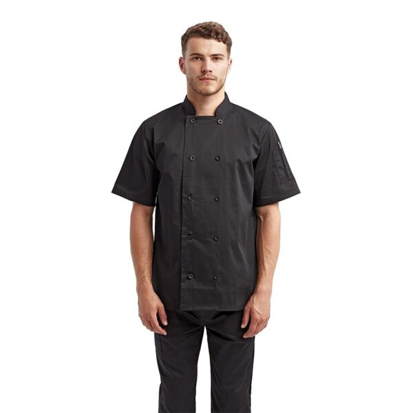 Unisex Short Sleeve Recycled Chef Coat Thumbnail