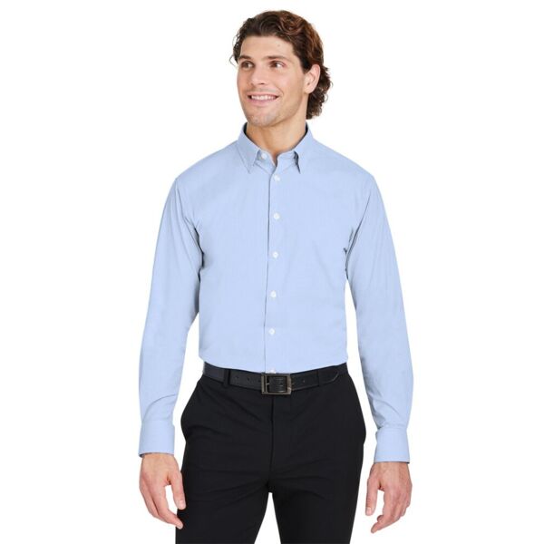 Men's CrownLux Performance® Microstripe Dress Shirt Thumbnail
