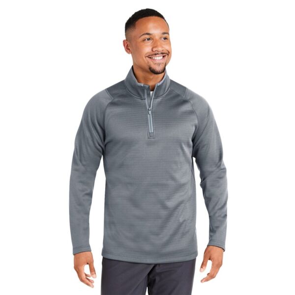 Men's Waffle Fleece Quarter-Zip Pullover Thumbnail