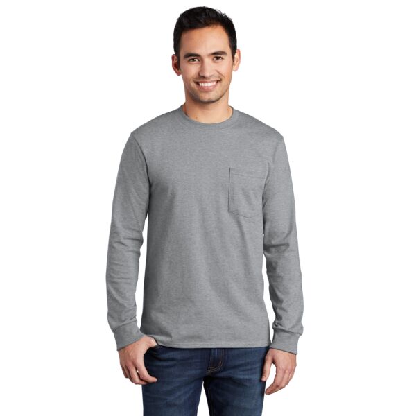Tall Long Sleeve Essential Pocket Tee Thumbnail