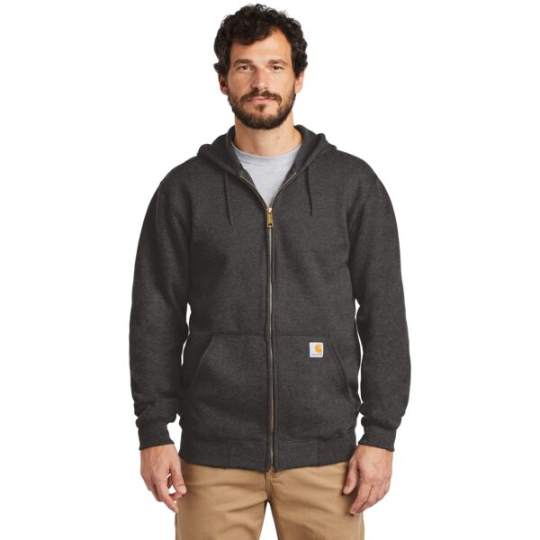 Midweight Hooded Zip Front Sweatshirt Thumbnail