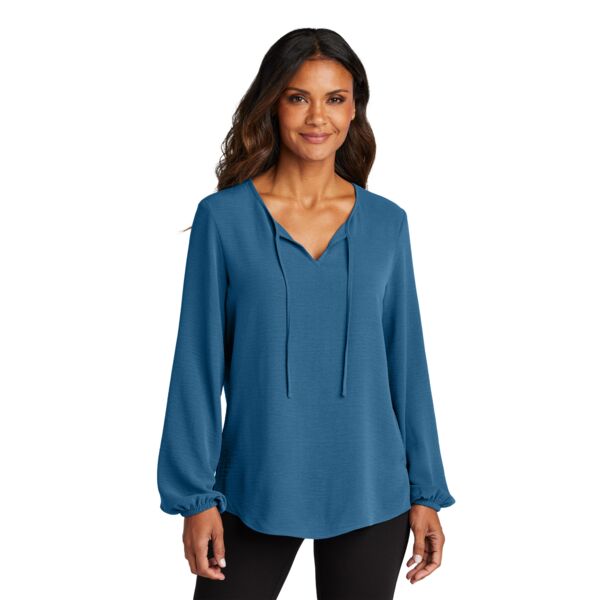 Ladies Textured Crepe Blouse Thumbnail