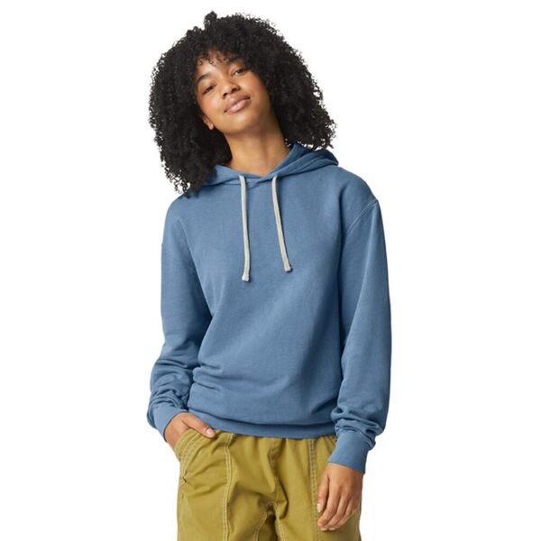 Garment-Dyed Lightweight Fleece Hooded Sweatshirt Thumbnail