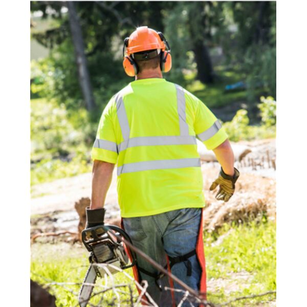 Class 3 Safety Green Short Sleeve T-Shirt Thumbnail