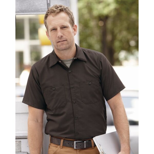 Industrial Short Sleeve Work Shirt Thumbnail